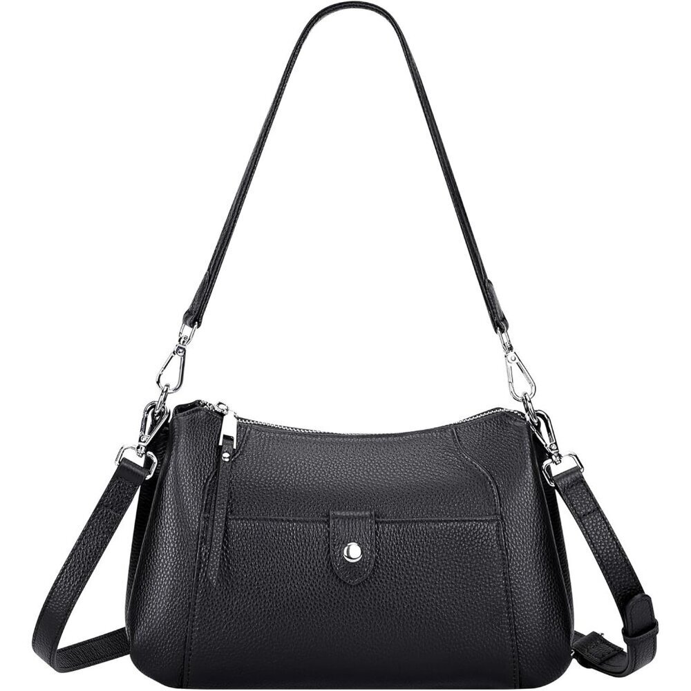 Leather Crossbody Bag Small Hobo Shoulder Purse For Women Organizer
